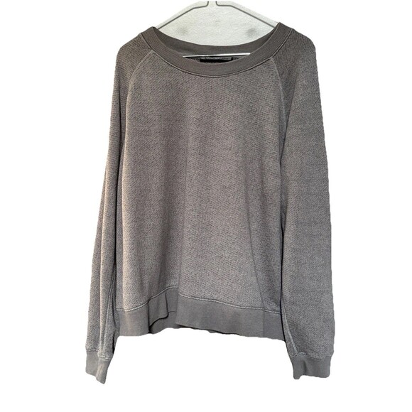Jenni Kayne Saturday Size XL Crew Neck Sweatshirt Gray Cotton Blend - Picture 2 of 10